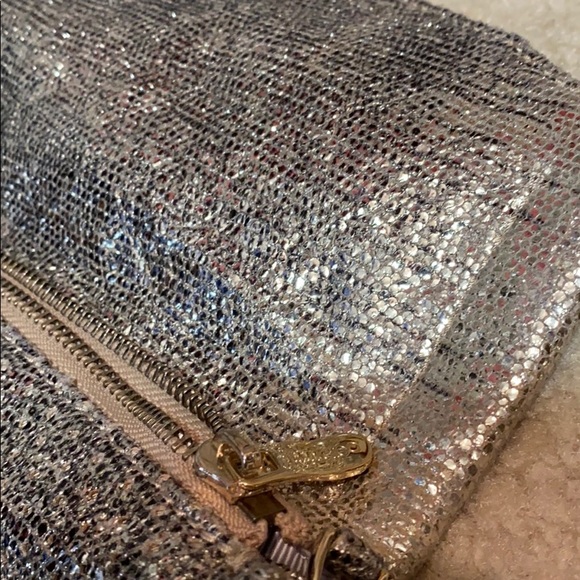 Like New Rare JIMMY CHOO silver purse. - Picture 4 of 11